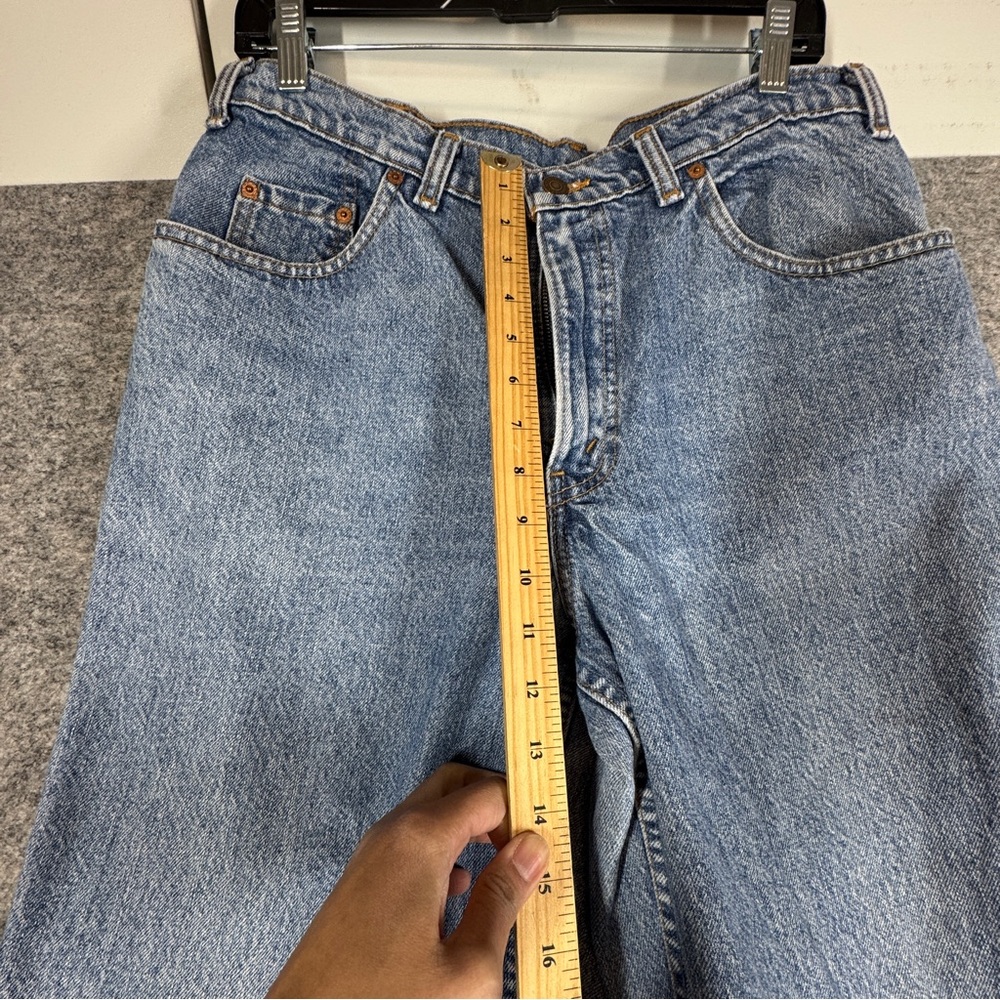 Vintage Levi’s 533 90s Denim Jeans Blue Straight Leg Size 28 Light Wash Relaxed - Picture 8 of 16